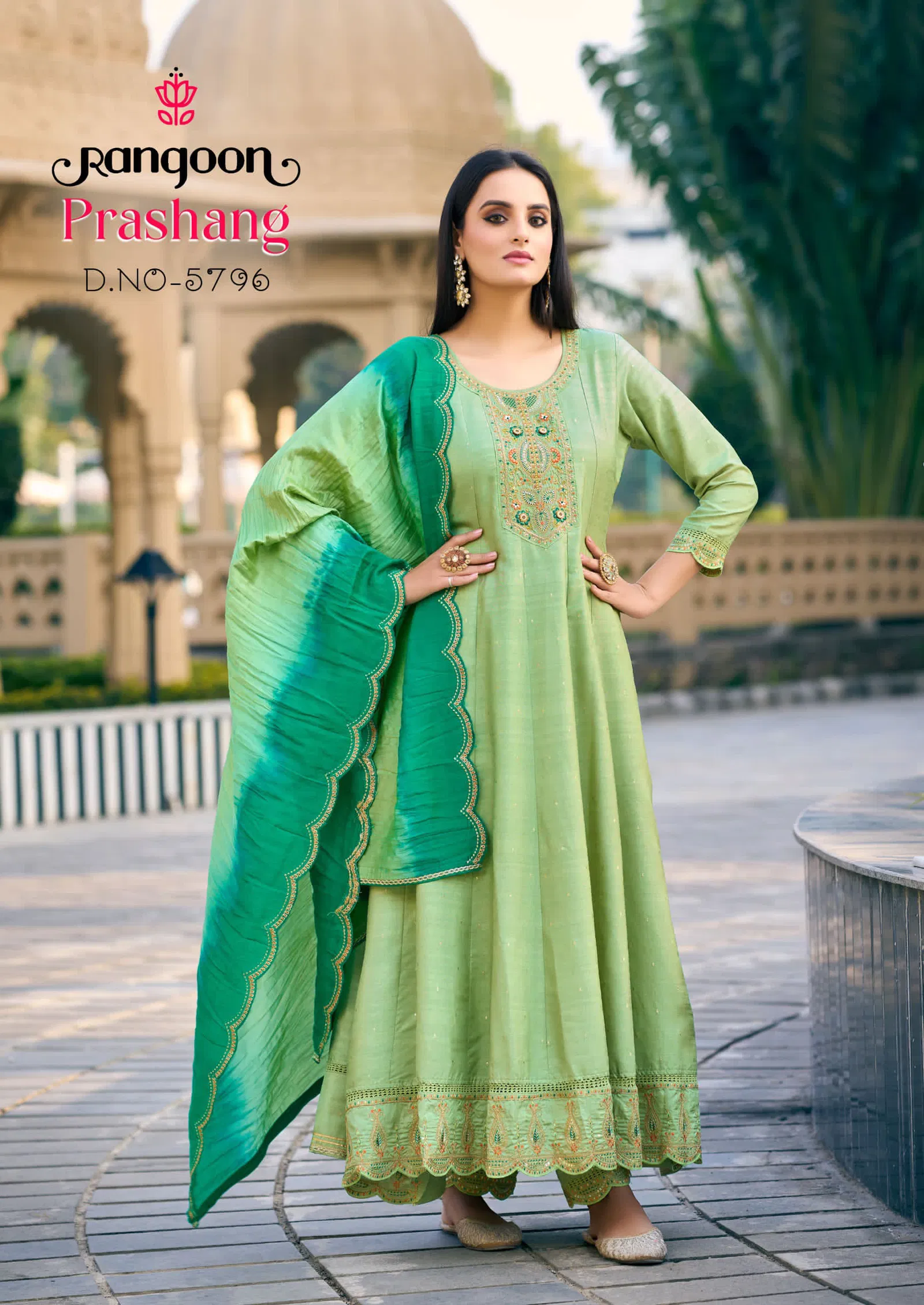 Prashang By Rangoon Anarkali Readymade Suits Wholesalers In Delhi